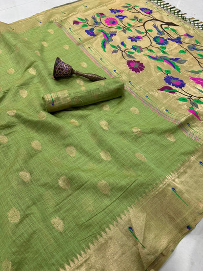 Munga Cotton Soft trendy look Budget muniya saree