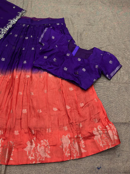 Viscose Dola silk designer lehenga