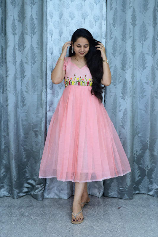 Café  Party wear Kota  handwork gowns