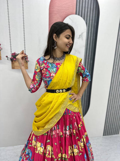 Launching Kalamkari Lehenga Choli 👗