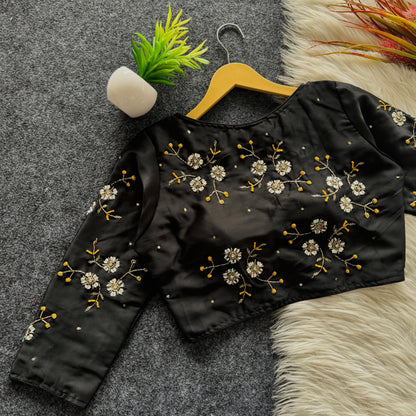 Golden handwork blouse