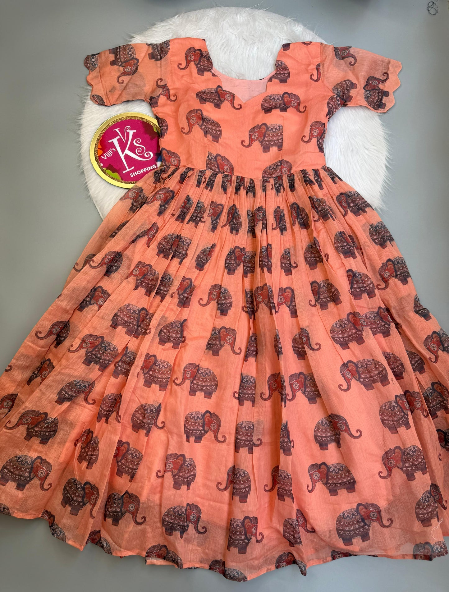 Café Kalamkari Chanderi gowns