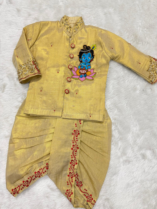 ✨ Krishna Design Maggam Work boys set  ✨