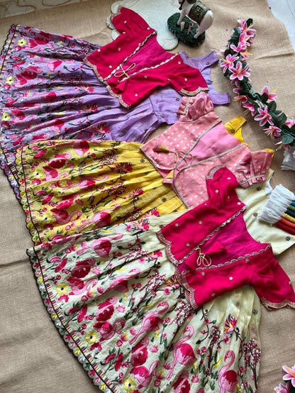 Kids Party wear Gowns with Coat