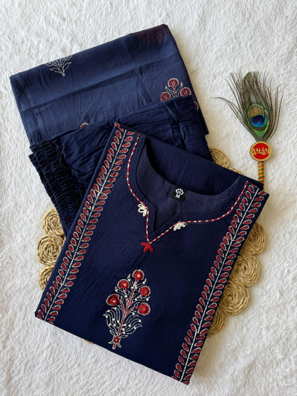 Mul cotton office wear kurti sets