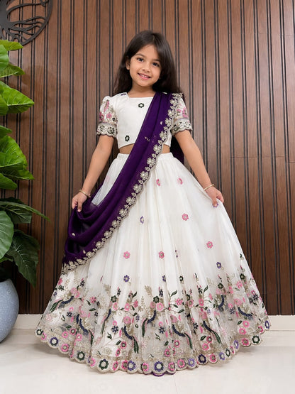 Kids Cute Lehenga set with dupatta for festival