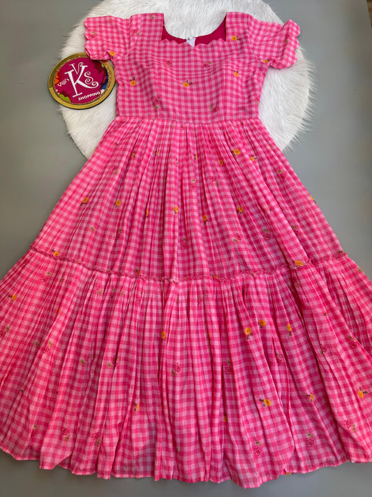 Mul-Chanderi Summer Midi Collection  cafe gowns