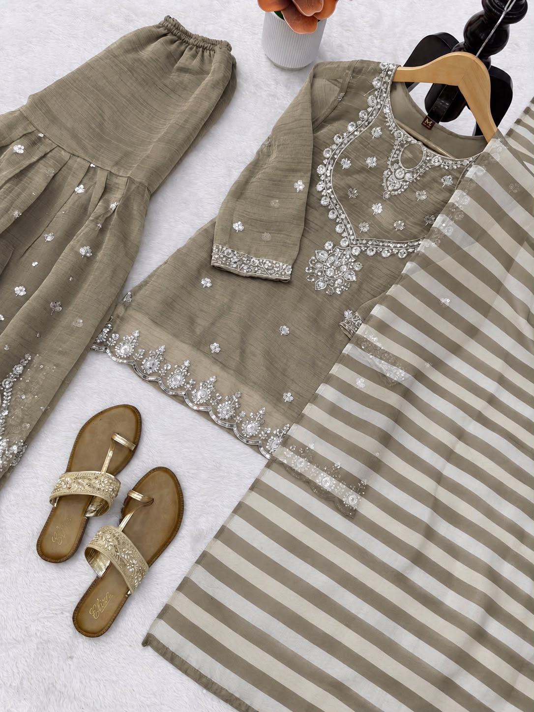Anarkali model Sharara sets
