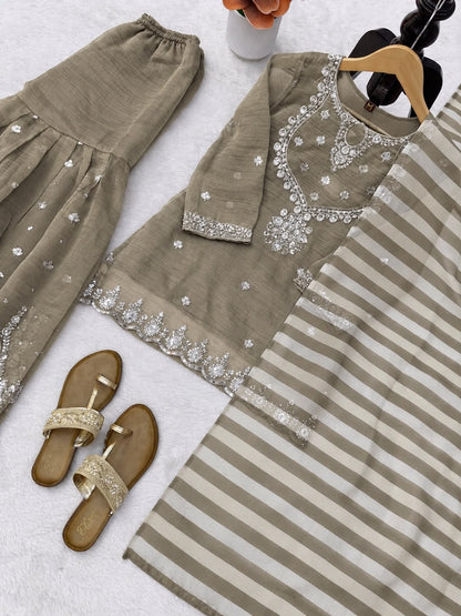 Anarkali model Sharara sets