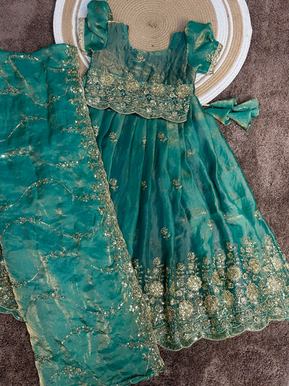 Mom and daughter cafe cute Designer lehenga sets