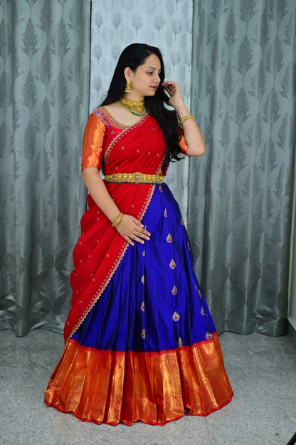 ROYAL SEMI GADWAL COLLECTION  MAGGAM SETS