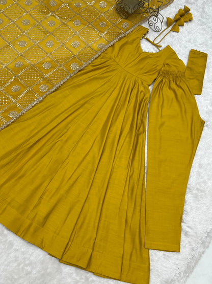 Colourfull & Fresh Look Outfit Is Perfect For Upcoming Festivities And Wedding Anarakali sets