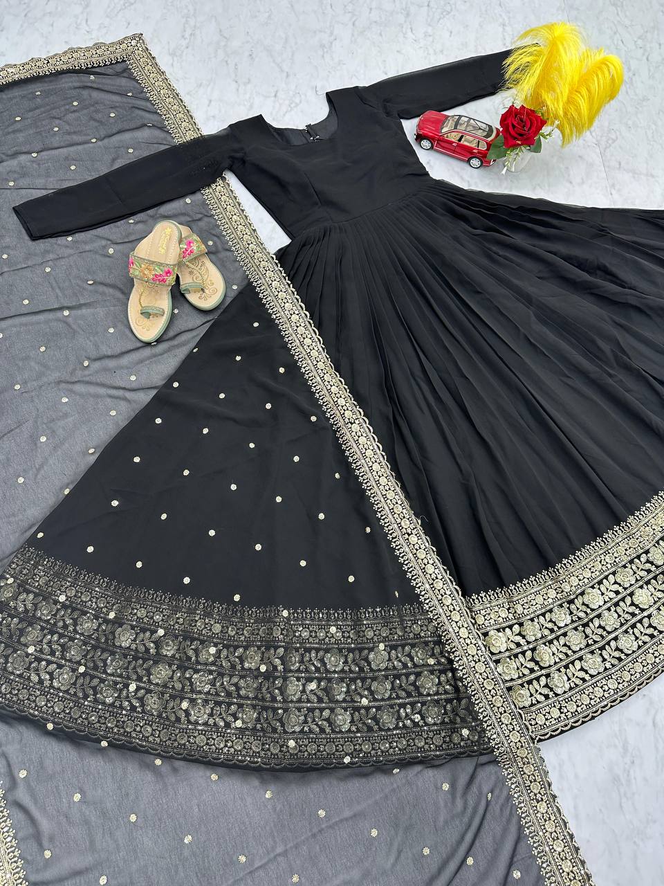 Aditi Roy style Anarkali Desginer set