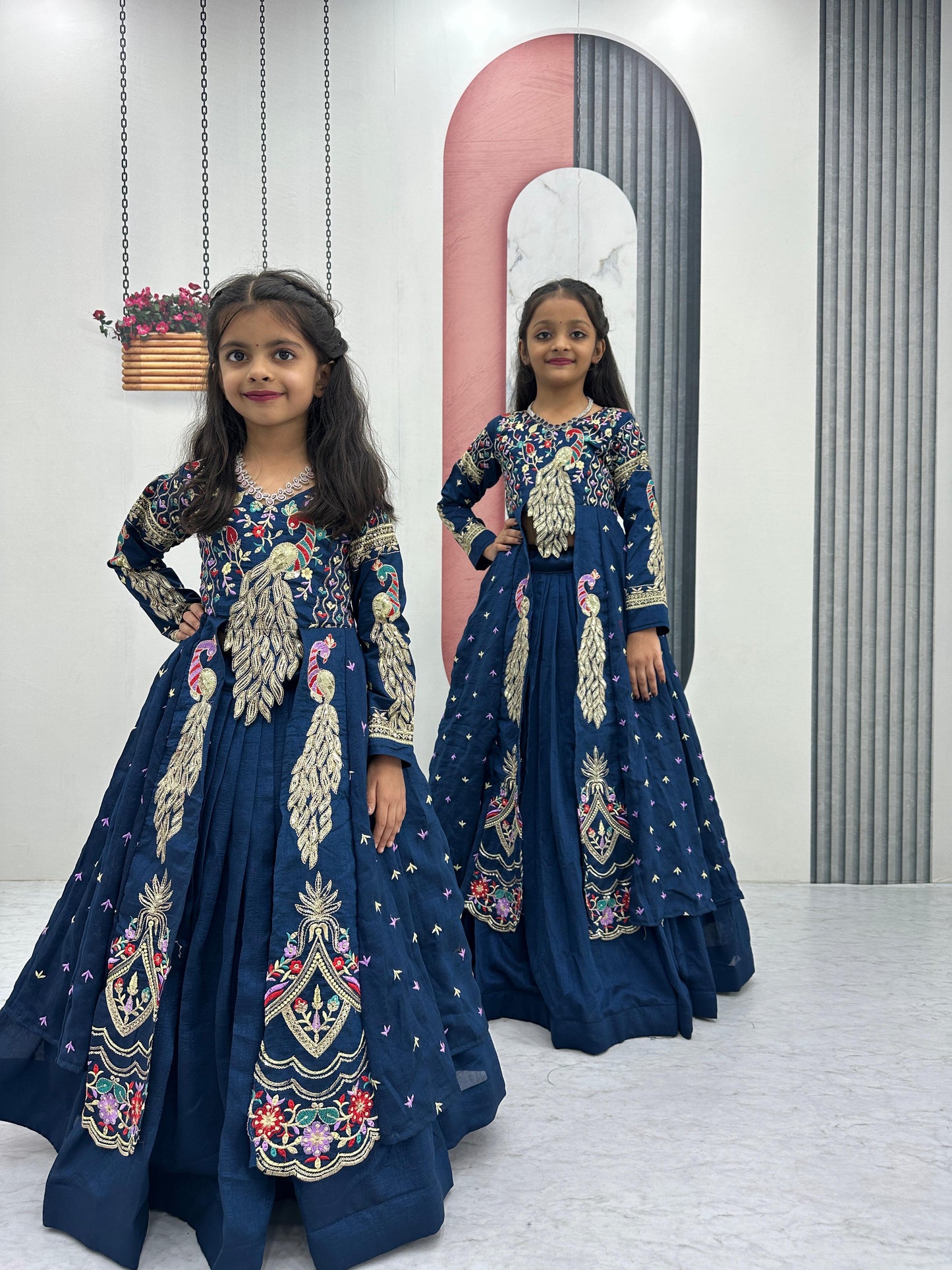 Kids cute peacock Desginer sets