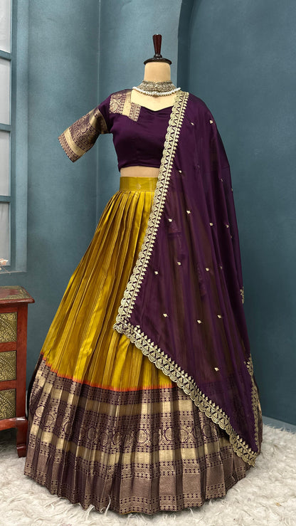 Kanchipuram Murari lehenga for traditional look