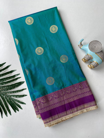 Soft silk sarees with Designer pallu