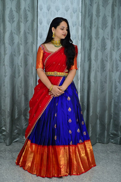 ROYAL SEMI GADWAL COLLECTION  MAGGAM SETS