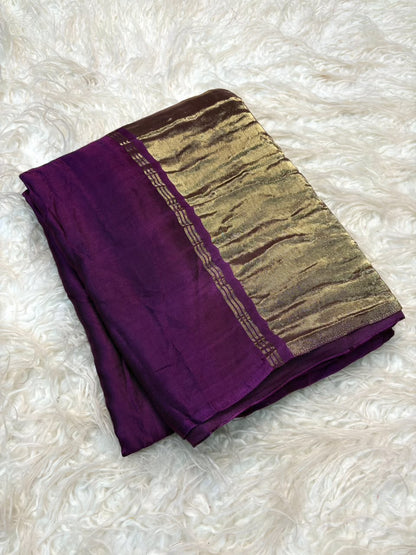 Trendy viscose silk partywear saree