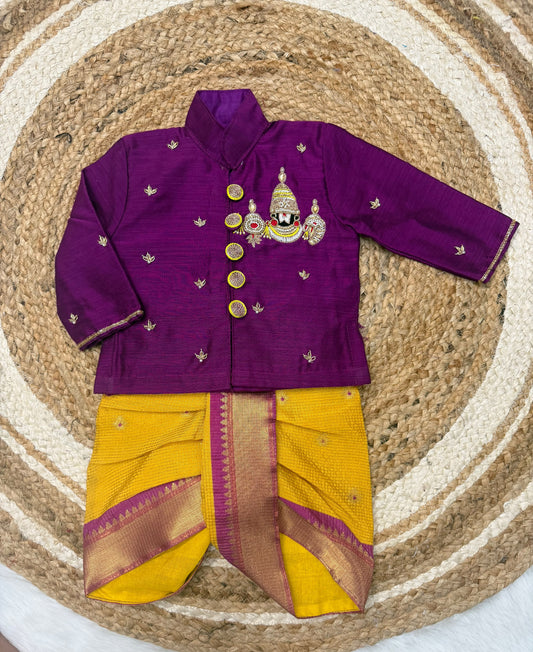 Govinda traditional kids boy and adult kurta sets