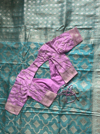 Royal Banaras Premium Classic saree with stitched blouses