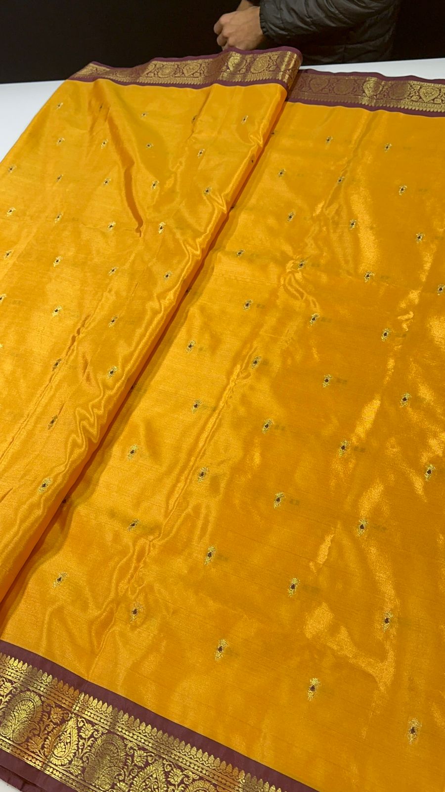 Vintage semi Gadwal traditional pattu sarees
