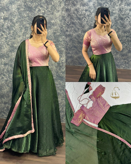 Café Style Soft fendy gowns
