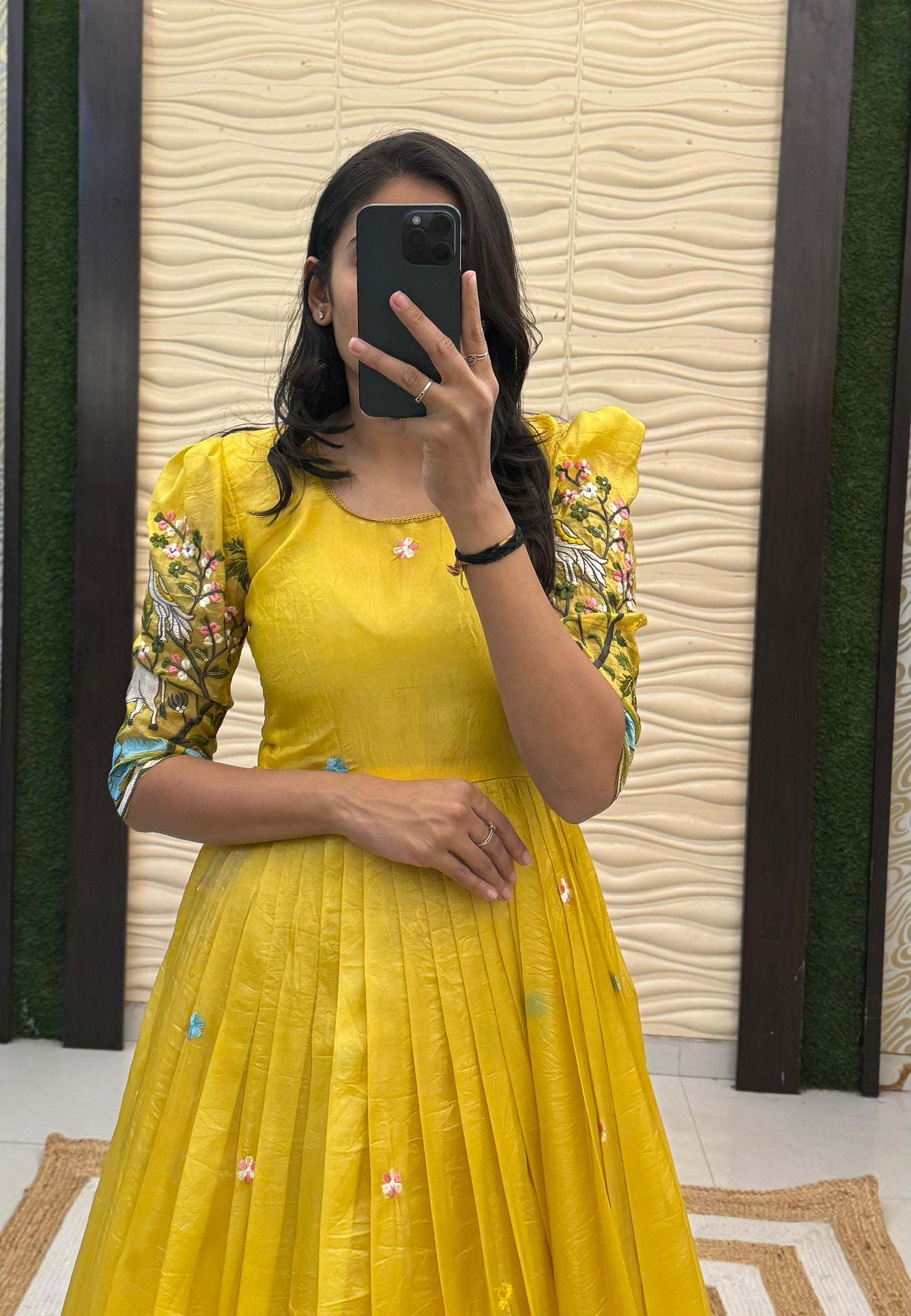Soft crush pichwai classic gowns
