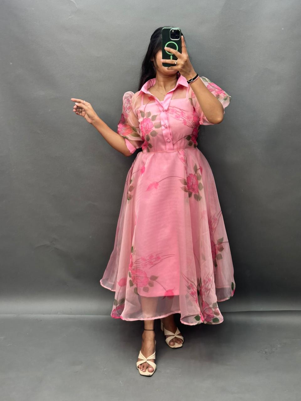 Floral Organza party gowns