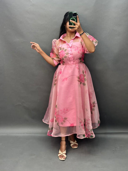 Floral Organza party gowns