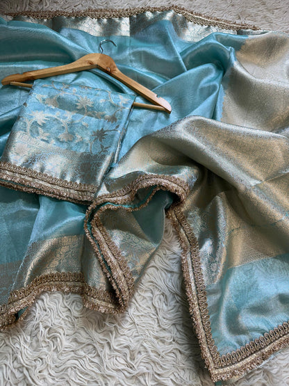 Pure weaving Zari Trendy Saree