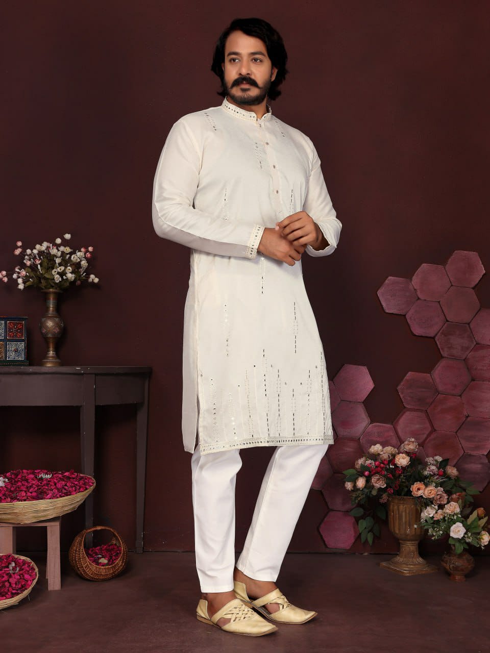 Smart Silk Gents kurta sets