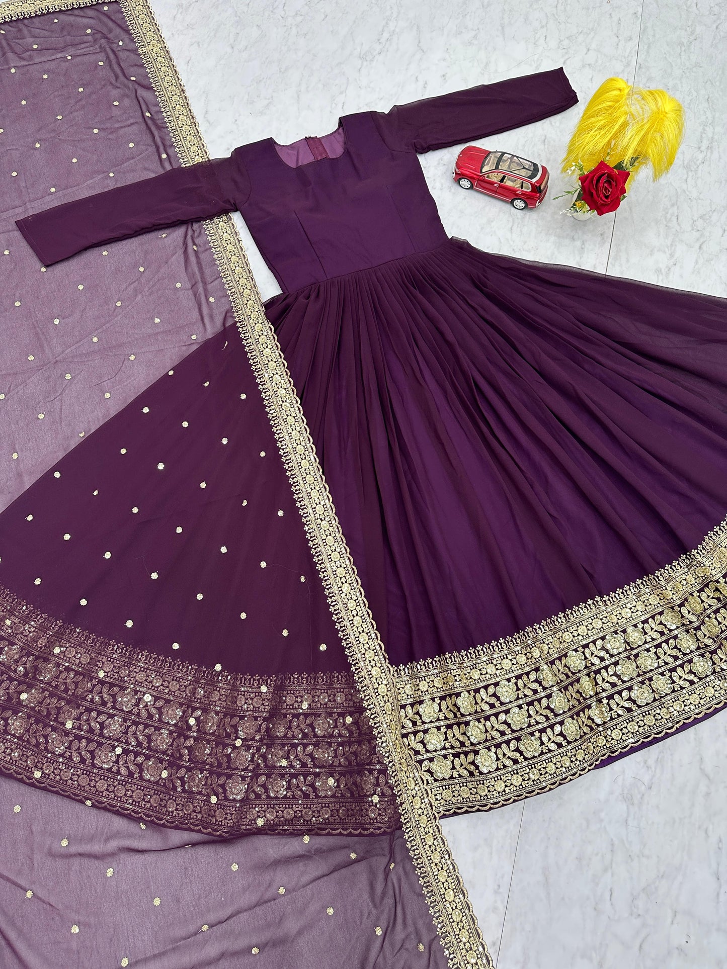 Aditi Roy style Anarkali Desginer set