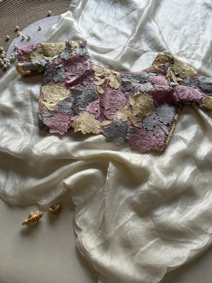 Soft and space silk Trendy Saree