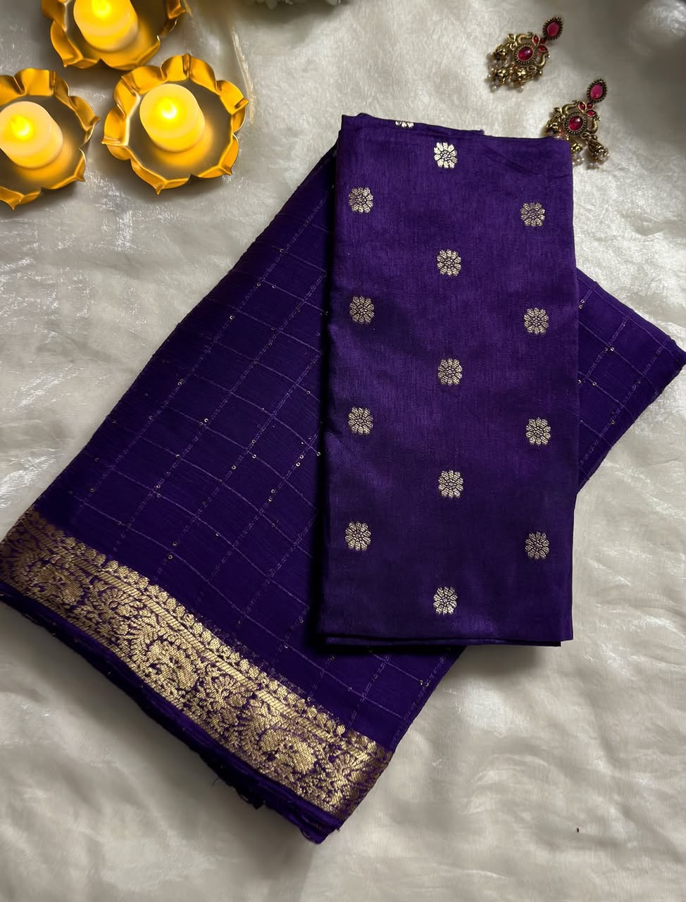 Viscose Georgette Trending Sequence Saree