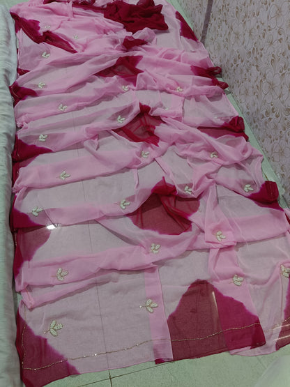PURE SHIFFON SAREE BUDGET SAREES