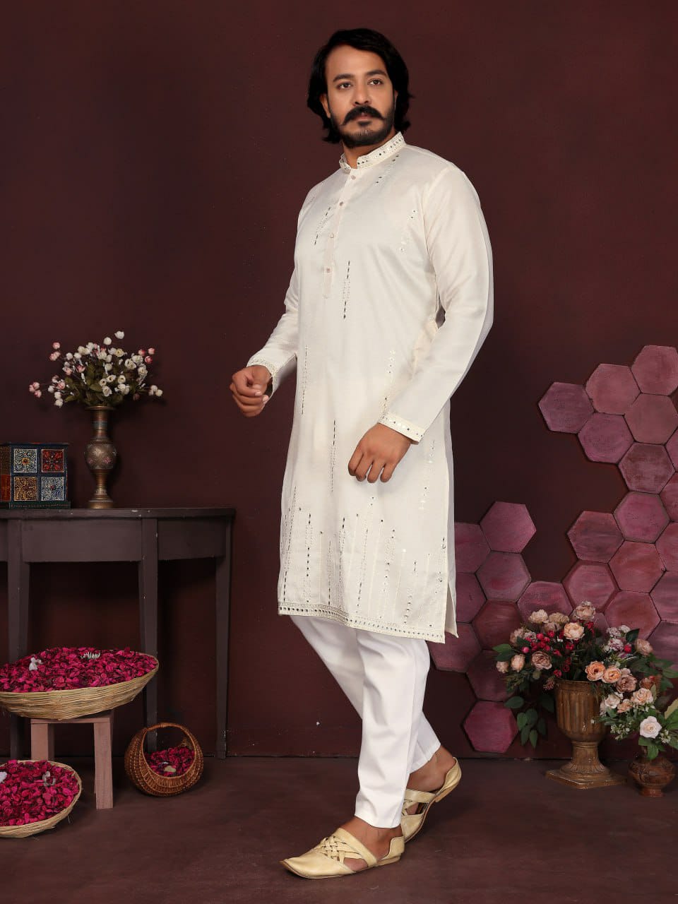 Smart Silk Gents kurta sets