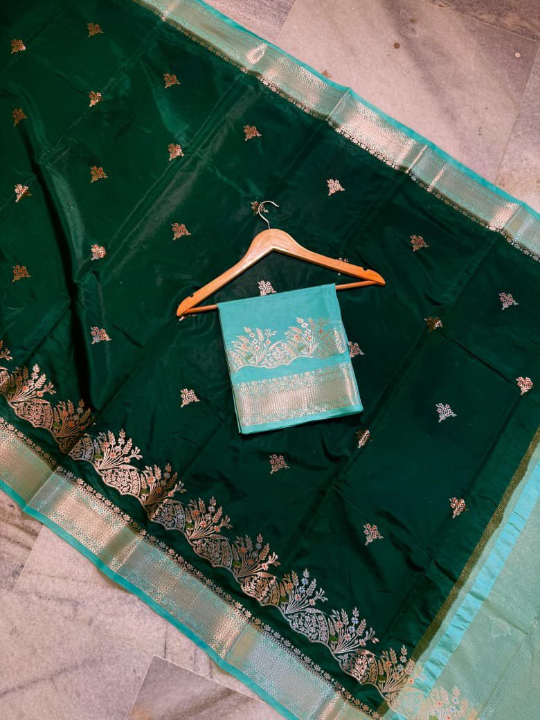 Vintage Katan silk premium Desginer saree