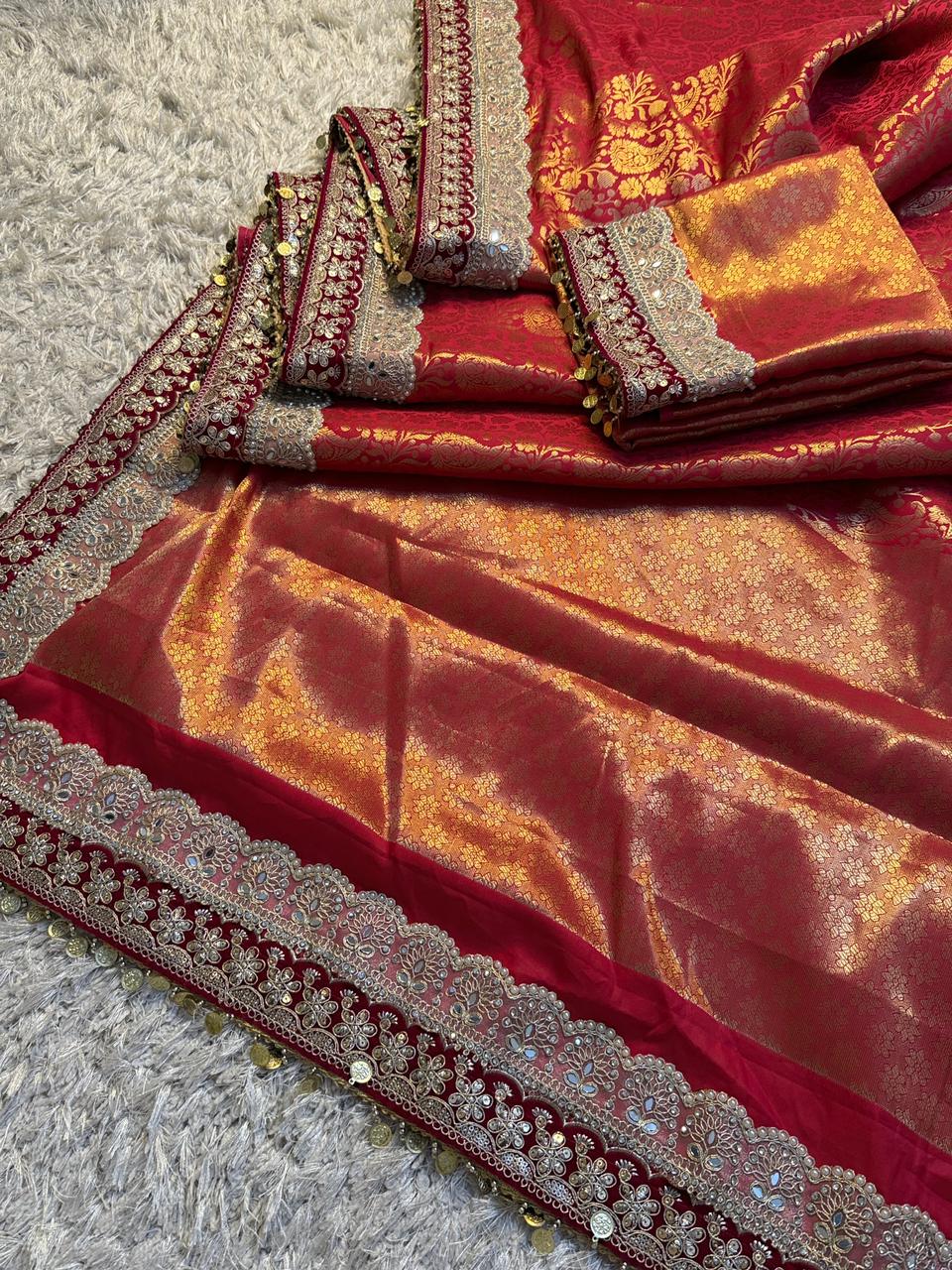 Banarasi Bridal Kanjeevaram saree