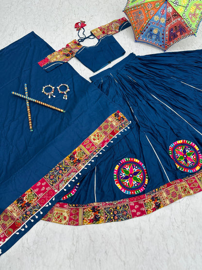 Navarathri dance lehenga Pure Cotton Dance