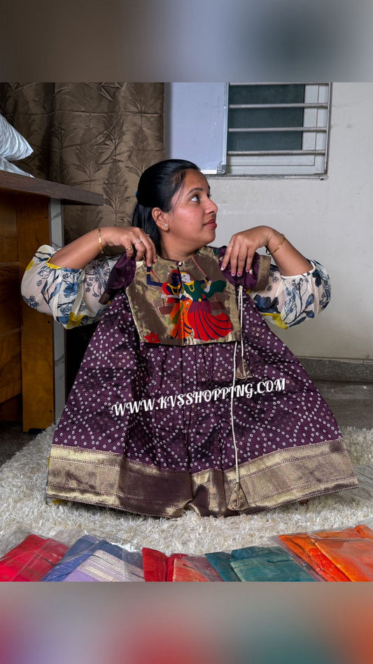 Radha Krishna Bandhini kids cute sets