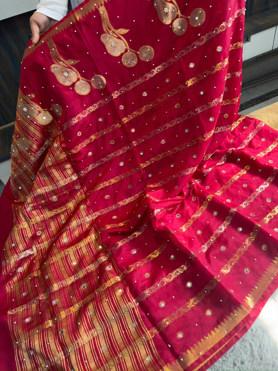 Banarasi dybl pure viskos soft silk traditional saree