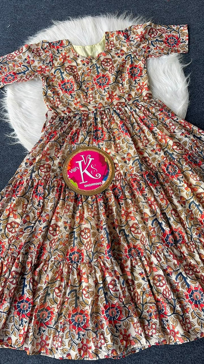 Pocket Kalamkari cafe gowns