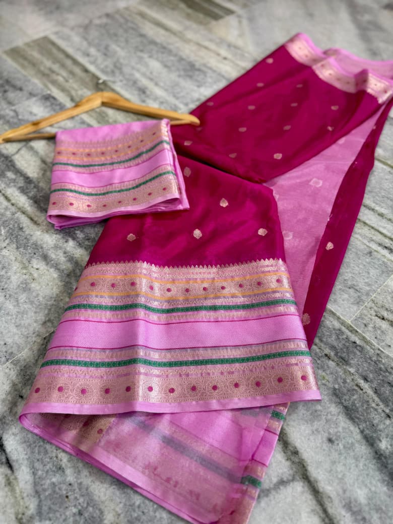 Budget Vintage Saree with classic warm silk