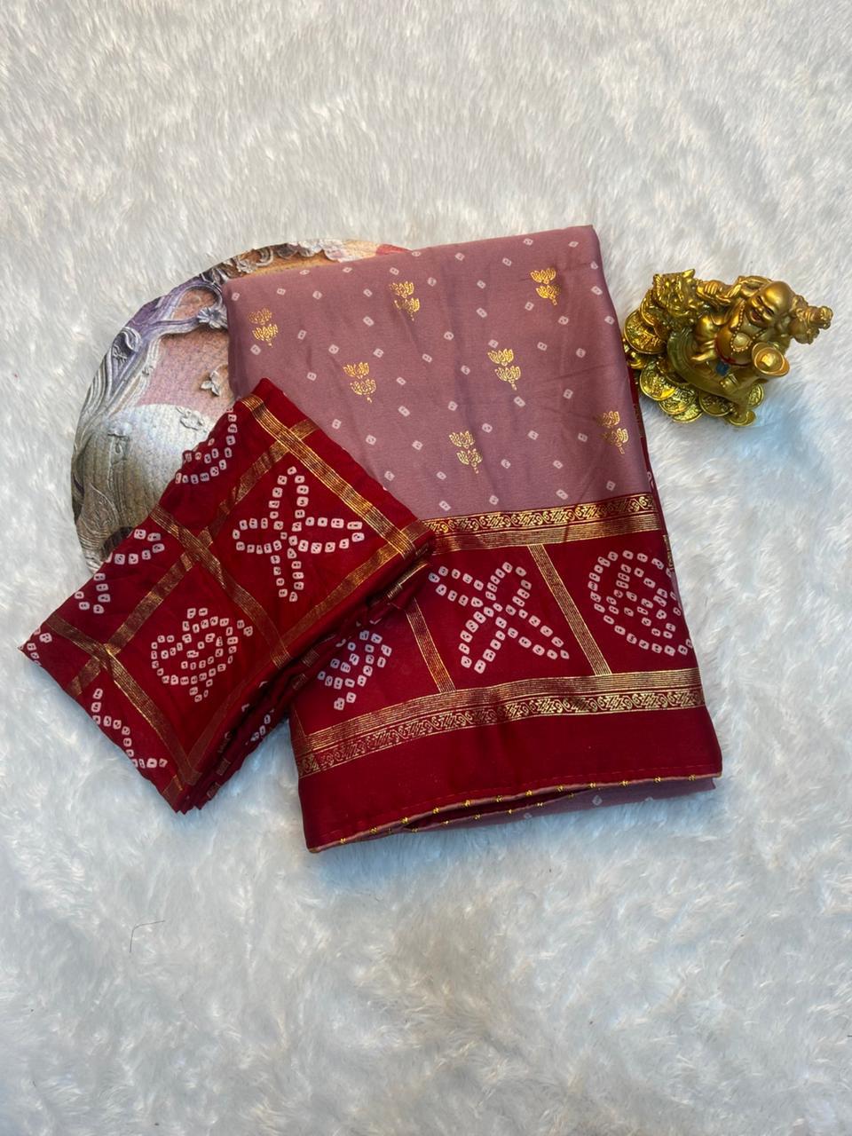 Budget return gift malai blooming sarees