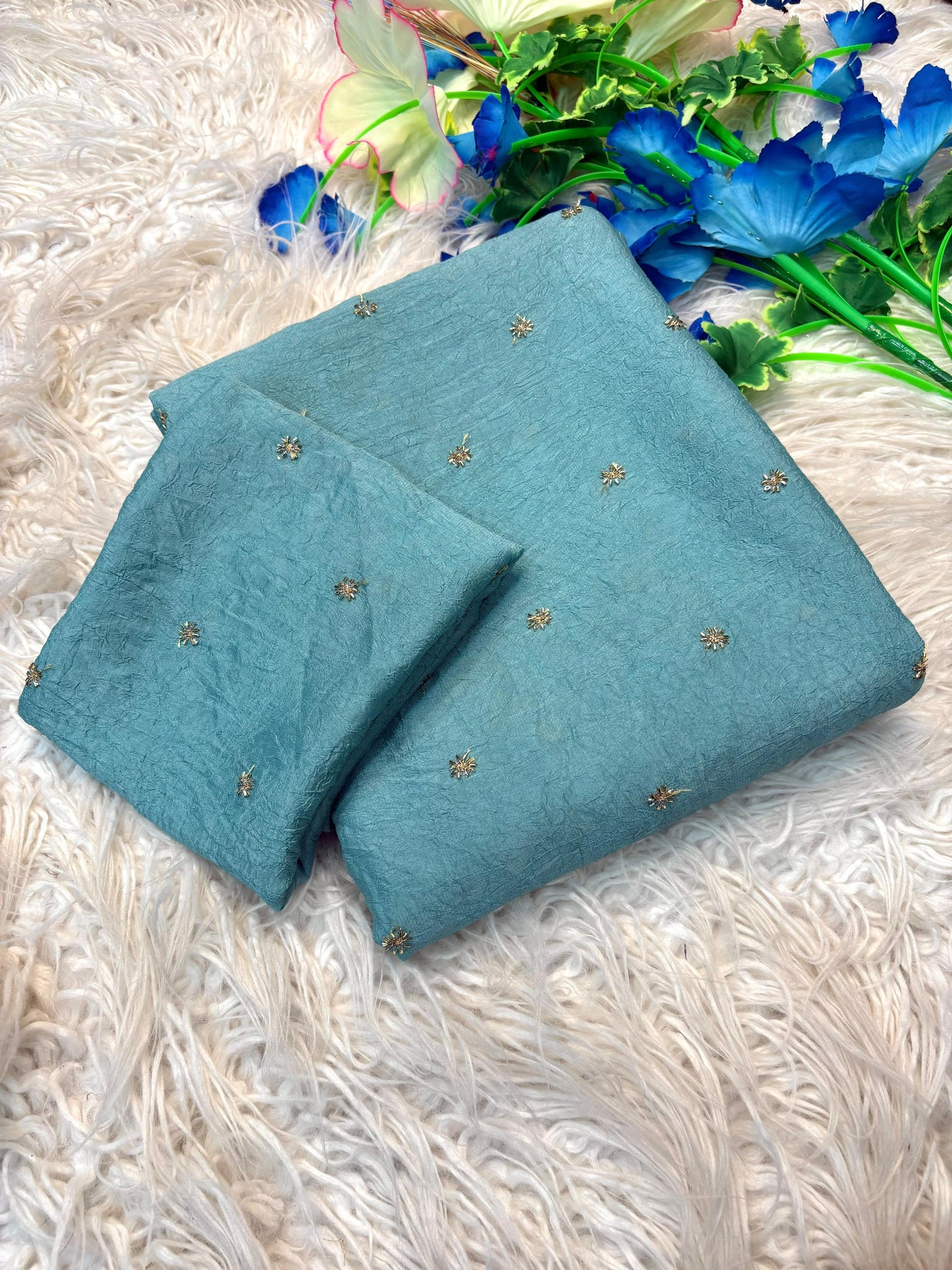 Budget Desginer Butta simple wear saree