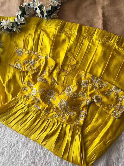 Party wear Maggam work gown