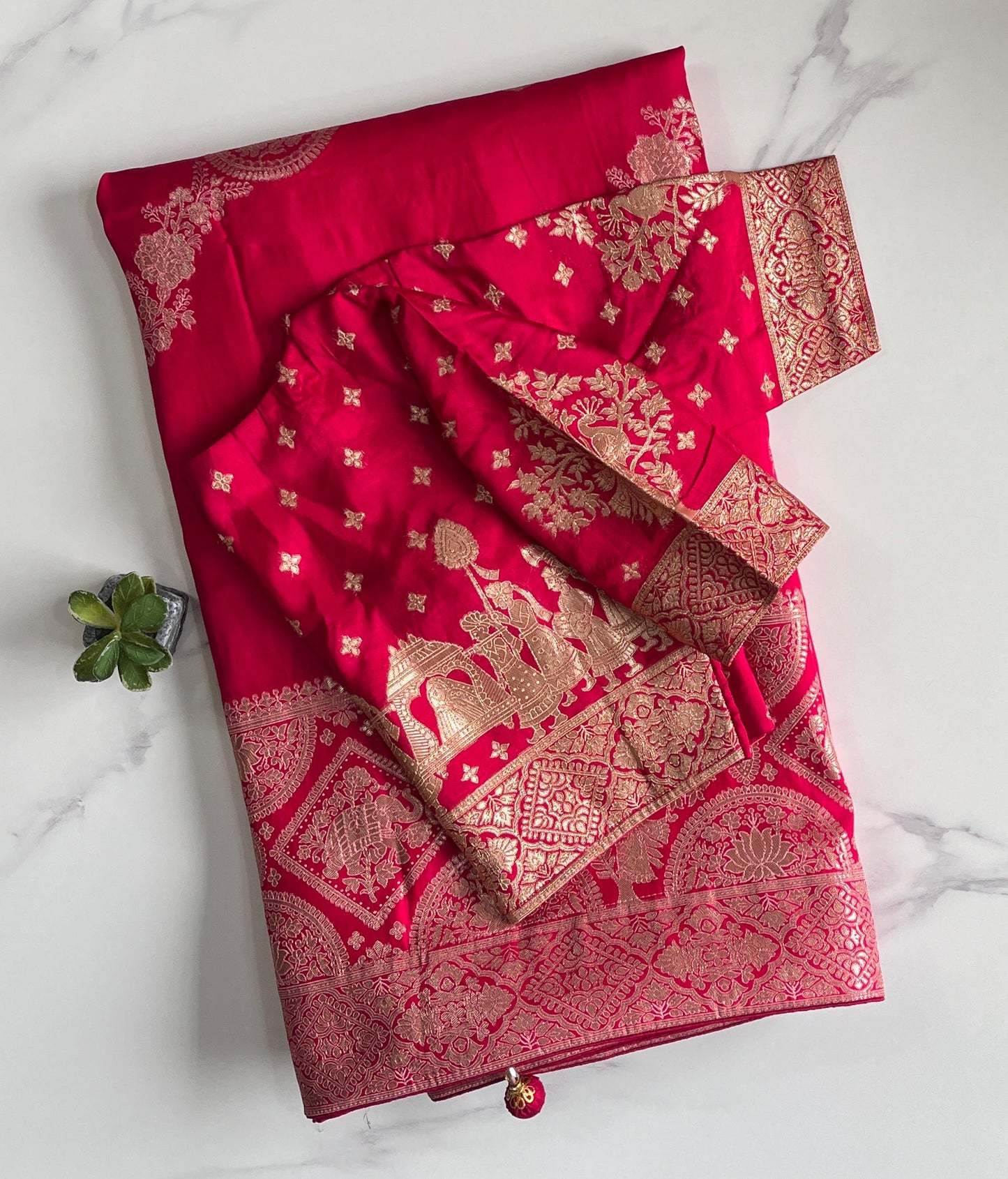 Royal Banaras Premium Classic saree with stitched blouses