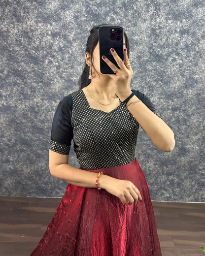 Café Style Soft fendy gowns