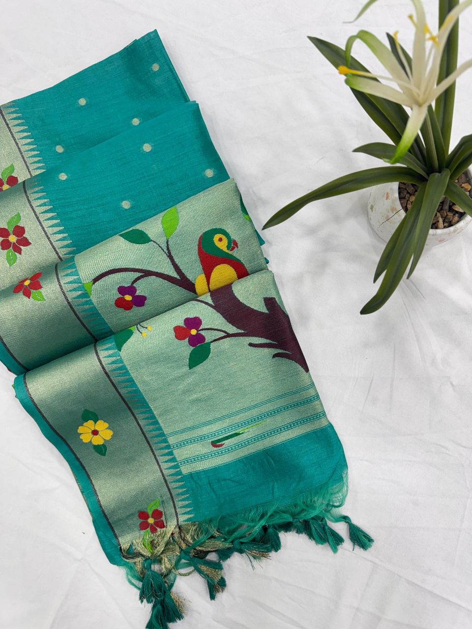 Tussar silk  Paithani Classic sarees