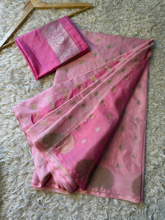 Luxe Classic Katan Super Soft Banarasi saree